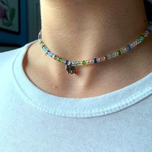 Handcrafted Beaded Elephant Choker